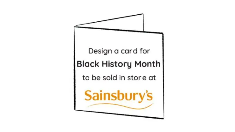 Design a card for Black History Month in Sainsbury’s