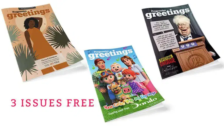 3 free editions of Progressive Greetings magazine for new members