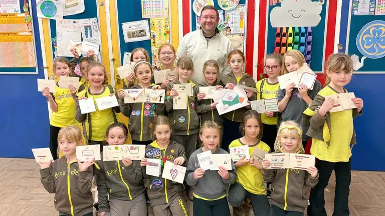 Cards of Kindness: Ricicle Cards Leads a Special Brownies Card Club Session