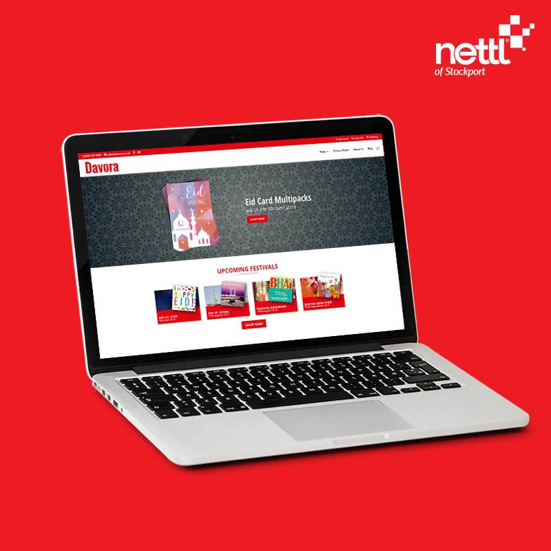 Davora-Greeting-Cards-ecommerce-website-stockport